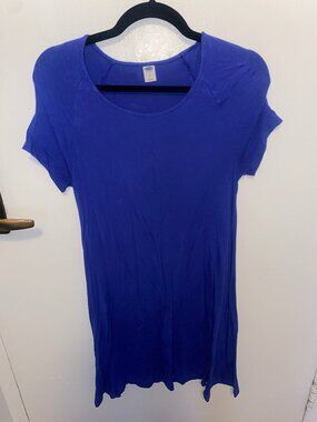 Old Navy Royal Blue Short Sleeve Casual Dress